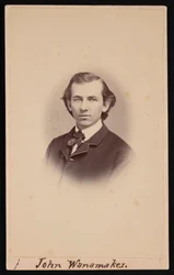 ジョン ワナメーカーの肖像 1838 ～ 1922 年、1864 ～ 1866 年。