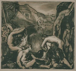 ミル池、1905年。