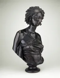 アフリカ人女性の胸像、1851 年。