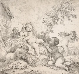 夏 夏、カリフォルニア州。 1735年。