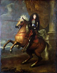 ルイ14世の乗馬の肖像（1638-1715）c.1668