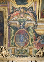 1674年にホテルロワイヤルデアンヴァリッドの創設、ギャルリーデグレースの天井画
