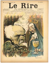 Le Lire "177号の表紙、Satirique en Colours