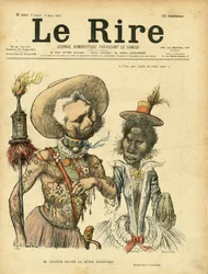 シャルル・ルアンドル（1862-1934）のイラストが『Le Rire』264号の表紙に採用されました。