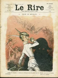 Le Lire』誌の表紙を飾るCharles Leandre（1862-1934）のイラスト