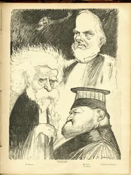 Le Lire』に掲載されたシャルル・レアンドル（1862-1934）のイラスト