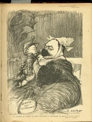 Le Lire』に掲載されたシャルル・レアンドル（1862-1934）のイラスト