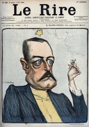 M.ピエール・ワルデック・ルソー（ワルデック・ルソー）（1846-1904）の風刺画をシャルル・ルアンドル（1862-1934）が5月7日付の「Le Rire」紙に掲載。