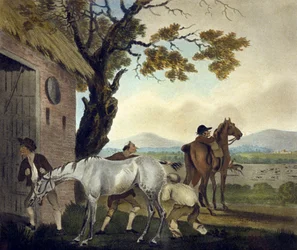 F.ジュークス（1745-1812）が彫った『パイトリー・ハント』の「トリック」。
