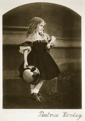 ベアトリス・ヘンリー、1862年9月（セピア写真）
