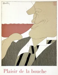 口の中の喜び-シャルル・マルタン（1884-1934）の描いた「モンセニュール・ル・ヴァン」の中で、エタブリスマン・ニコラのファシクルの中で