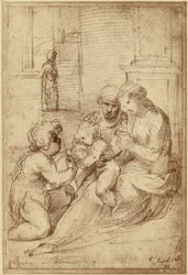 [ラファエルによるドローイングの複製］