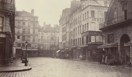 Rue de la Lingerie、Rue Berger、1860年代から70年代。