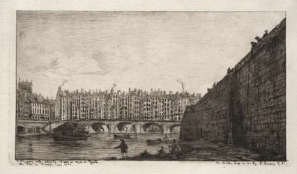 交換橋、パリ、1784 年頃