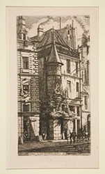 Tourelle、Rue de la Tixeranderie (小塔のある家、rue de la Tixeranderie)