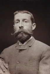 芸術および伝記アルバム、5年目、サロン1885;アメリカ人アーティストエドウィンロードウィーク（1849-1903）の肖像