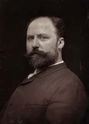 芸術および伝記アルバム、5年目、サロン1885;フランスの画家Paul Louis Narcisse Grolleron（1848-1901）の肖像