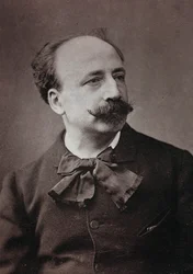 芸術および伝記アルバム、5年目、サロン1885;フランスの画家ルイデシャン（1846-1902）の肖像
