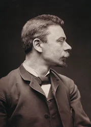 芸術および伝記アルバム、6年目、サロン1885;フランスの画家ジョセフポールメスレ（1855-1929）の肖像