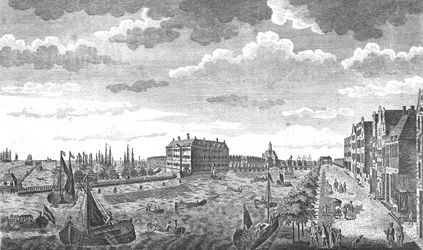 アドミラルティオフィス、アムステルダム、オランダ、c1778。アーティスト：不明、チャールズ・ミドルトン。