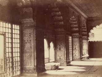 Dewan-i-Khasのクリスタル玉座の内部