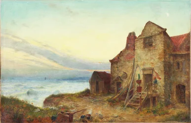 夕日の影、1865年