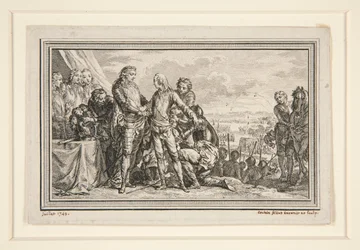 Le Roi arme le Dauphin a Fontenoy (王はフォントノワで王太子を武装させる)