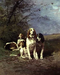 Hounds Resting（パネル）