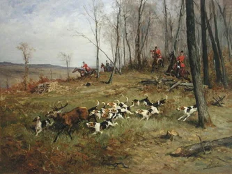 The Hunt（油彩・キャンバス）