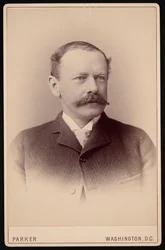 ジェームズ・ミルトン・フリント博士の肖像、1838～1919年、1887～1904年。