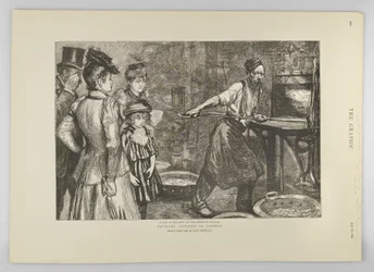 The Graphicのタワーヒルにある焼鈍炉、1895年