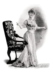 パリの女優、マドモアゼルシャーロットヴィーエ、1901年。