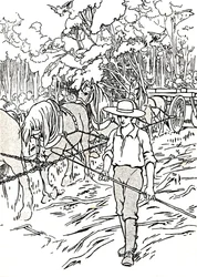 彼の土地を開拓する入植者、1912