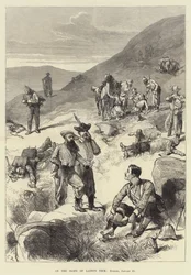 ラインの首の斜面、1月28日、夜