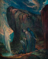 「聖なる女性と復活の天使」、1910