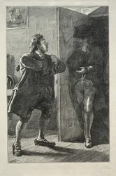俳優の休日、1867年。