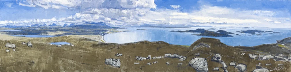 Achiltibuie Panorama, 2011（キャンバスに油彩）