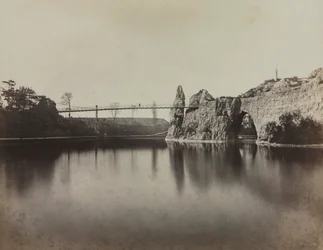 パリのButtes Chaumont、1860年代頃。