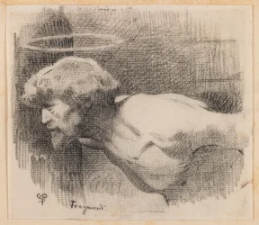 バプテスマの聖ヨハネの斬首、1881年頃（木炭）