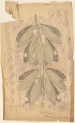 ボーダーデザインのトレース