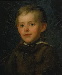 少年の肖像、1868 年。