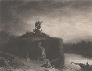 レンブラントの製粉所、1823 年。