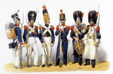 フランス軍の制服：国民衛兵（歩兵）