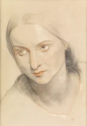 女性の頭の研究、1894