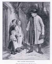 The village schoolmaster」（The Magazine of Art 1893, Cassell and Companyより