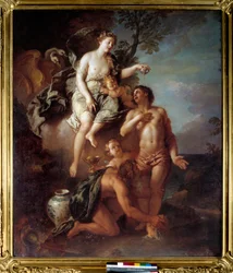 イーニーの神格化。シャルル・ド・ラフォーズ（1636-1716）の絵