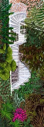 キューガーデン #2、2020年（紙に筆ペン）