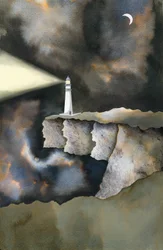 灯台、2013年（インクとデジタル）