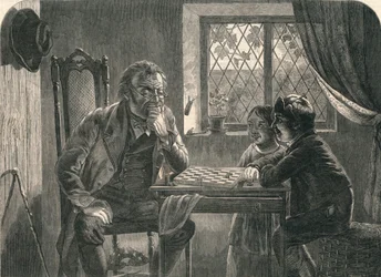 「A Fix - Black To Move」、19 世紀。