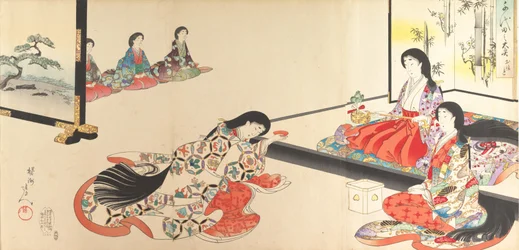 Chiyoda Castle Album of Women, 1895., 1895.
